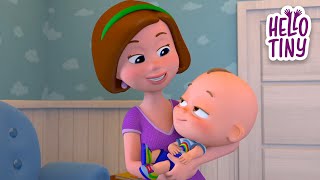 Rockabye baby lullaby  Bedtimes Kids Songs and Nursery Rhymes  Hello Tiny [upl. by Akirat]