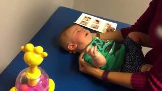 Quick PT exercises for baby with right torticollis [upl. by Rosina]