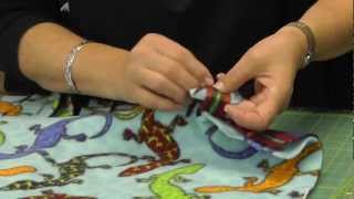 No Sew Tie Blanket Tutorial [upl. by Abrahan]