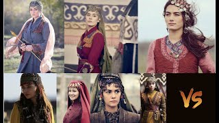 Halime vs Gokce vs Aykiz vs Selcan vs Aslihan vs Ilbilge vs Sirma Hatun [upl. by Annoynek]