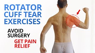 3 Keys to Rehab a Rotator Cuff Tear amp AVOID Surgery UNIQUE EXERCISES [upl. by Head653]