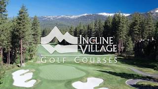 Incline Village Golf Courses Flyover of Foursome [upl. by Duff331]