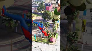 GTA 5 SpiderGirl’s Insane Moves shorts [upl. by Noxin50]