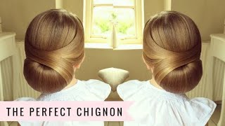 Create Low Chignon Bun Hairstyle 🌸 Chignon Bun Tutorial 🌸 How to Make a Chic Chignon in 6 Easy Steps [upl. by Refiffej979]