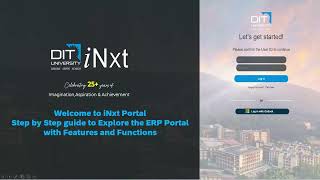 ERP Portal Access Process  DIT University  DITU [upl. by Nodnol]