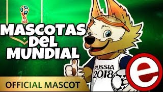 Todas Las Mascotas de los Mundiales [upl. by Yemiaj]