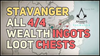 All Stavanger Wealth Ingots amp Loot Chests Assassins Creed Valhalla [upl. by Cart]