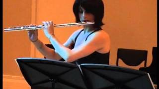 Cristobal Halffter  DEBLA Solo VI for solo Flute 1980  Irene Gabarron del Toro [upl. by Ahsram]