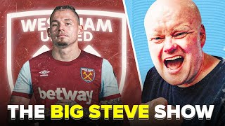 BERRADA TO UNITED PHILLIPS TO WEST HAM amp SPURS PREVIEW  THE BIG STEVE SHOW [upl. by Seda]