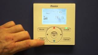 Basic Daikin Thermostat Adjustments [upl. by Adnalor691]