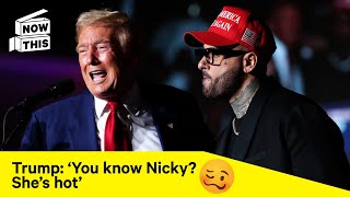 Nicky Jam Deletes Trump Endorsement After Awkward Rally Appearance [upl. by Eitsirc]