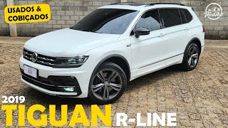 VW Tiguan RLine 350 TSI 2019 Ótimo desempenho estiloso e espaço de sobra para família VeiculARTE [upl. by Jaddo]