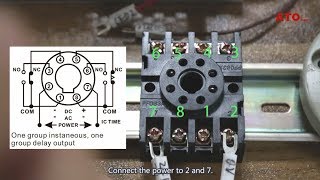 How to connect and set analog timer relay [upl. by Massarelli]