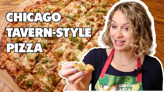 How To Make Chicago TavernStyle Pizza [upl. by Eillat]