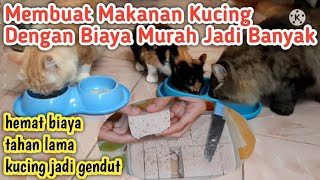 CARA MEMBUAT MAKANAN KUCING AGAR CEPAT GEMUK  MEMBUAT MAKANAN KUCING DARI KEPALA AYAM [upl. by Gall]