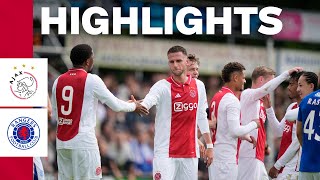 Free kick goal by Branco amp good finish from Kian 👏  Highlights amp Reactions Ajax  Rangers FC [upl. by Aydni]