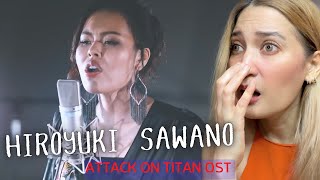 First time reaction to Hiroyuki Sawano  Attack on Titan OST [upl. by Yelsek]