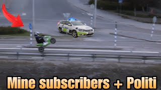 Mine Fans Jages Af Politiet på Ulovlige Scootere VILD JAGT [upl. by Ardnat]