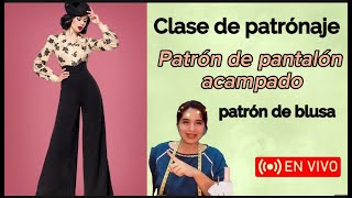 Patronaje de pantalon acampanado [upl. by Ursi]