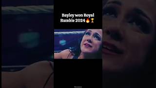 Bayley wins Royal Rumble 2024😍❤️bayley royalrumble shorts [upl. by Lauren]