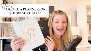 How to make a planner journal or devotional for profit Start your planner business [upl. by Chrystal]