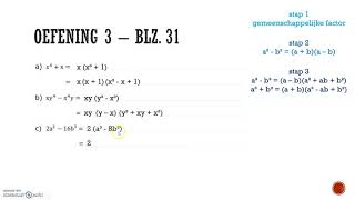 Ontbinden in factoren somverschil van derdemachten [upl. by Homans]
