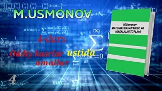 ODDIY KASRLAR USTIDA AMALLAR  MUsmonov kitobidan 1428misollar [upl. by Angel89]