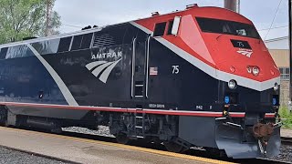 NEW Amtrak Borealis departs LaCrosse for MinneapolisStPaul on its FIRST trip [upl. by Arianne]