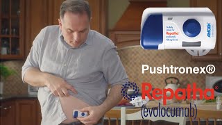 How to Use Repatha with Pushtronex® System [upl. by Enaitsirk]