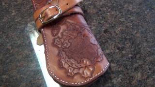 Henry Mares Leg Leather Holster [upl. by Aennyl]