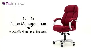 Aston Manager Chair  Features and User Guide [upl. by Yared]