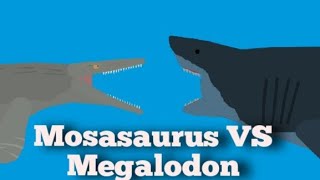 Megalodon vs Mosasaurus Remake stop watching this [upl. by Trixie713]