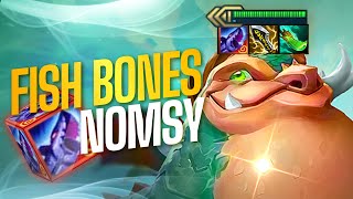 Fishbones Nomsy Random Attacks GO  Teamfight Tactics Set 12 [upl. by Coulter]