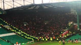 Aberdeen Fans Full Time Parkhead  Stand Free [upl. by Balbur]