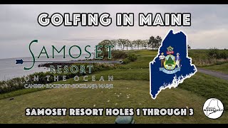 Trying to Break 90 at Samoset Resort  Golfing on the Coast of Maine [upl. by Adnamahs]