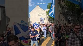 HIGHLAND CATHEDRAL at EURO 2024 Germany Scottish bagpipers Tartan Army  Gänsehaut Schottland Fans [upl. by Enoid]