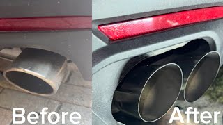 Installing Quad Tips Exhaust amp H Pipe On My 2024 Ford Mustang GT [upl. by Alolomo]