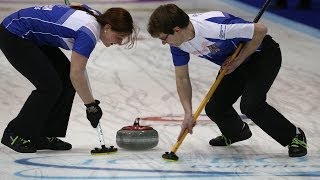 CURLING SUICZE WCF World Mixed Doubles Chp 2014  Group C [upl. by Eigger]