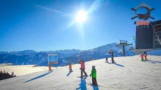 Zell am See  No3a Blue Run  Skiing Austria [upl. by Torrin429]