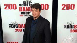 Nathan Fillion at the Big Bang Theorys 200th Episode Celebration [upl. by Irrab]