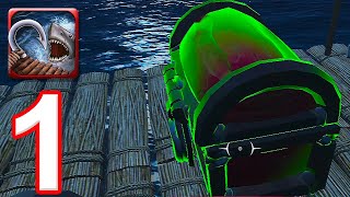 Raft Survival  Ocean Nomad  Gameplay Walkthrough Episode 1 iOS Android [upl. by Sivle]