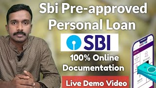 SBI PREAPPROVED PERSONAL LOANS  MALAYALAM  FULL PROCESS [upl. by Annaiek]