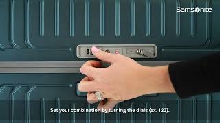 How to Reset Your Luggage Lock by Samsonite [upl. by Hammond]