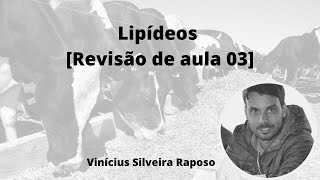 Revisão de aula Lipídeos para ruminantes [upl. by Eittap]