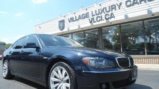 2008 BMW 750i in review  Village Luxury Cars Toronto [upl. by Elocen]