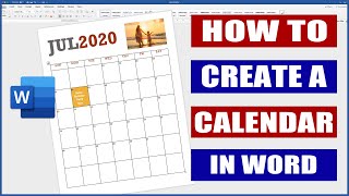 How to Create and Format a Calendar in Word  Microsoft Word tutorials [upl. by Eisaj518]