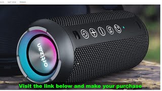 Ortizan Portable Bluetooth Speakers IPX7 Waterproof Wireless Speaker with 24W Loud Stereo Sound De [upl. by Slater966]