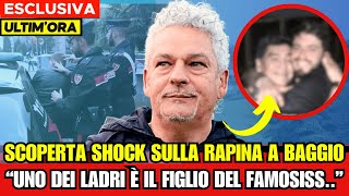 🔴 ROBERTO BAGGIO  NOTIZIA CHOC SULLA RAPINA quot I LADRI ERANO I FIGLI DI [upl. by Antsirhc902]