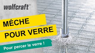 Mèche pour verre et carrelage  Wolfcraft [upl. by Beatriz29]