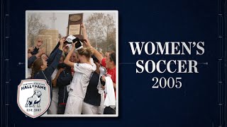 Samford Athletics Hall of Fame 2023 2005 Womens Soccer [upl. by Tiebout878]